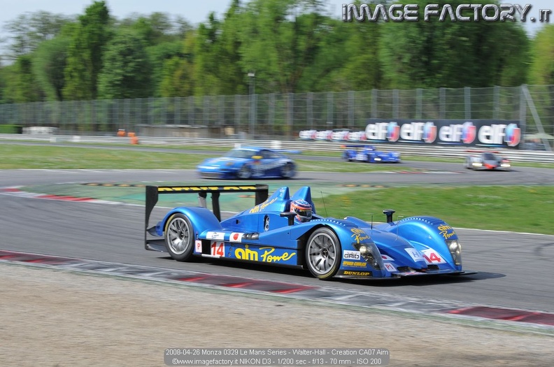 2008-04-26 Monza 0329 Le Mans Series - Walter-Hall - Creation CA07 Aim.jpg